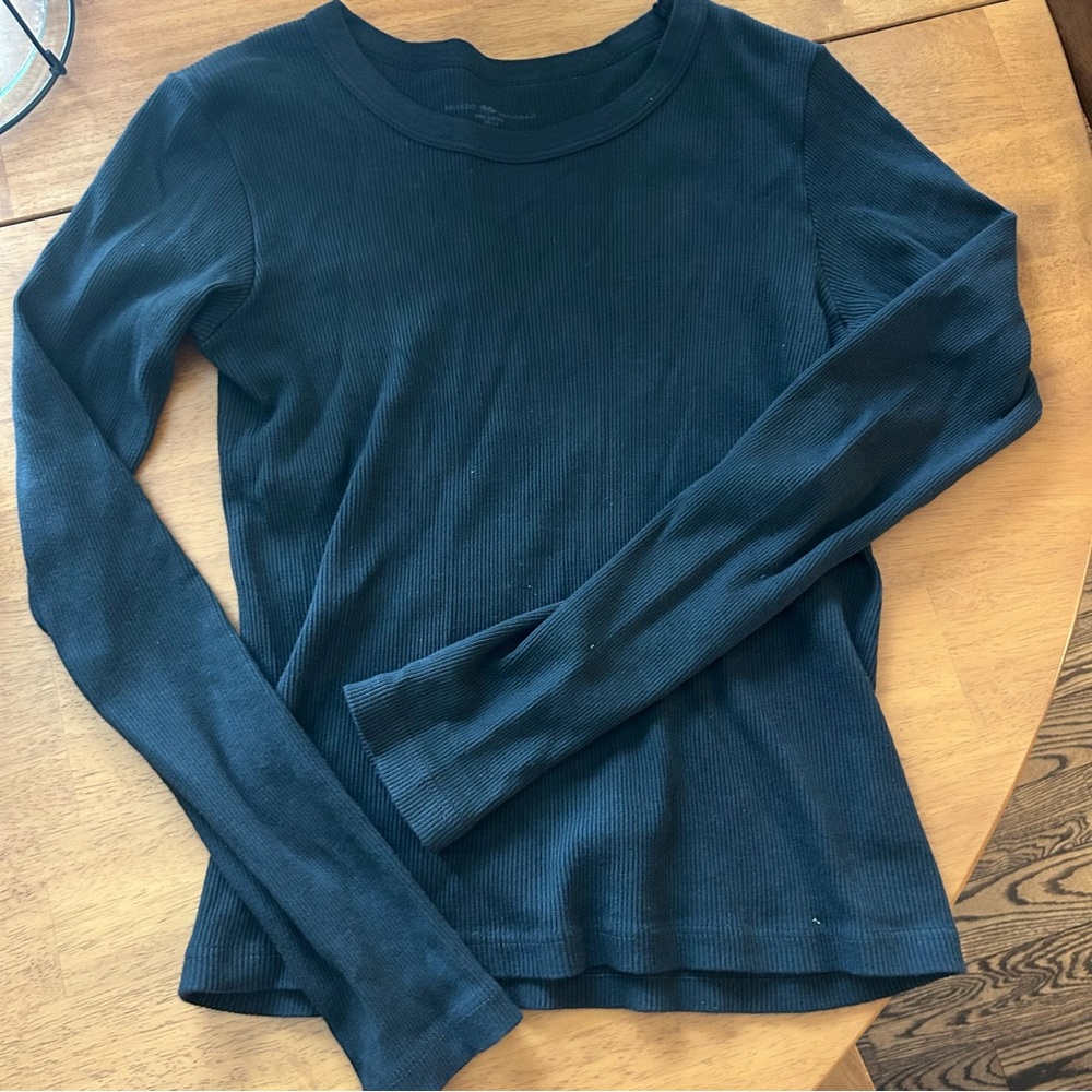 Brandy Melville Black Long Sleeve Top